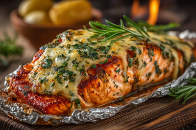 Семгу готовлю под сырным топингом &mdash; элегантное блюдо за полчаса: вот мой рецепт