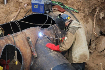 &laquo;Водоканал&raquo; заменил 55-летний водопровод в районе Волжского водозабора