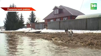 &laquo;Астраханская Венеция&raquo;: деревню в Татарстане топит так, что дети не могут дойти до школы