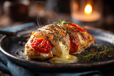 Мужской ход: простой романтический ужин с курицей и моцареллой за 30 минут