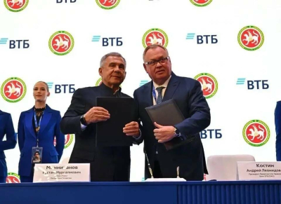 Рустам Минниханов встретился с главой ВТБ Андреем Костиным