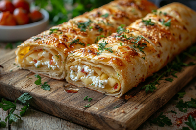 Рулет из лаваша с творогом и яблоками &mdash; диетический десерт, который прочно закрепился на моей кухне