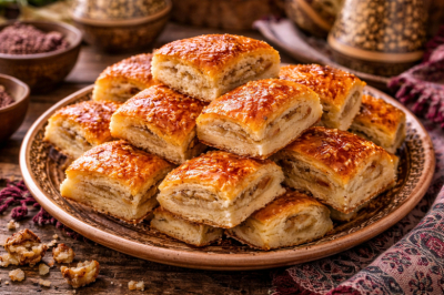 Назук &mdash; ароматный слоеный пирог родом из Армении, который покоряет с первого кусочка