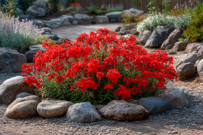 Забудьте про подкормку и полив: цветок с красными &laquo;огнями&raquo; для тех, кто бывает на даче наездами