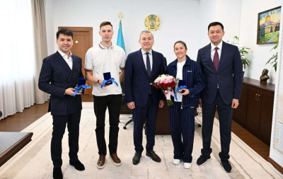 Призёры Олимпиады в Париже получили квартиры в Алматы